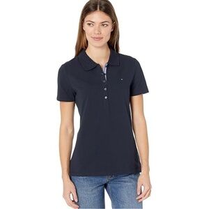 Tommy Hilfiger Women's Dark Blue Button Down Shirt